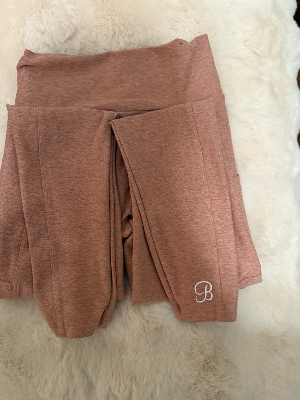 Bombshell Sportswear Ballet Pink Active Skort with Embroidered B
